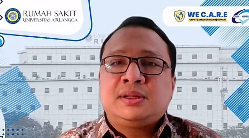 Tangkapan layar Kepala Staf Medik Urologi Rumah Sakit Universitas Airlangga Dr Lukman Hakim, Sp.U(K), MARS, Ph.D dalam diskusi media yang digelar secara daring, Rabu (20/9/2023).(gemapos/ant)